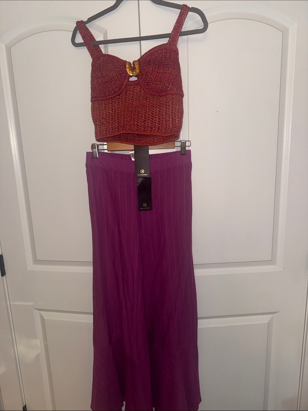Vix Paula Hermanny flowy wide-leg pant resort wear (size small) NWT - Picture 5 of 5